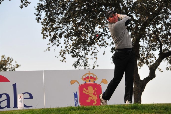 José Luis Adarraga en el Campeonato de España de golf de profesionales