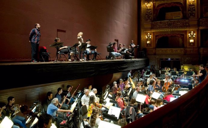 Ensayo ópera teatro Colón de Buenos Aires