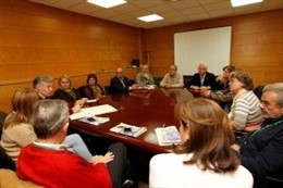 Reunión con socialistas en el exterior