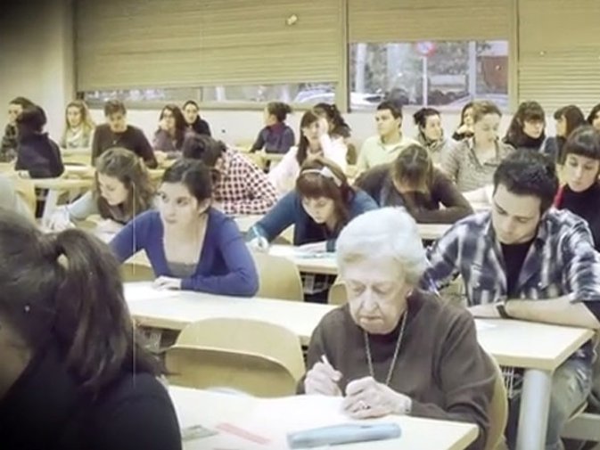 Mayores en la universidad