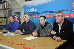 Villarrubia en la Asamblea Extraordinaria del PSOE en Cuéllar (Segovia)