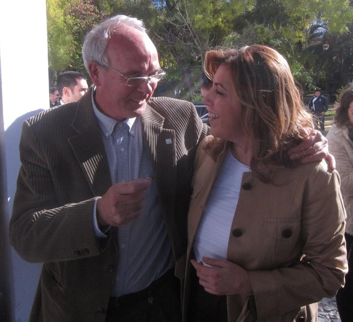 Susana Díaz con Francisco Casero