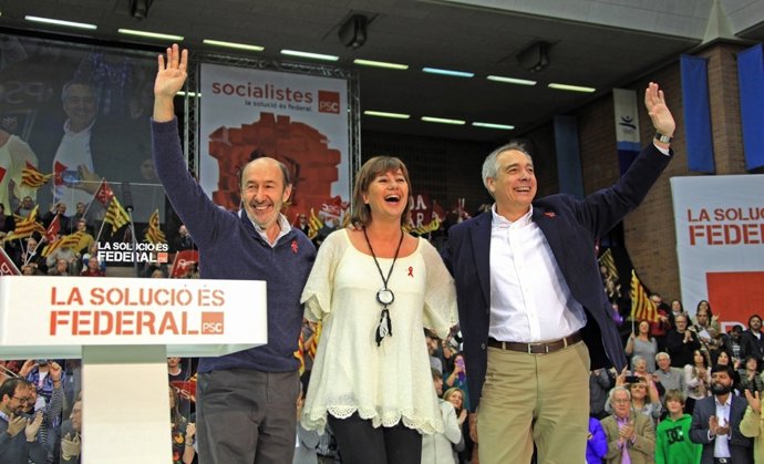 Rubalcaba, Armengol y Navarro