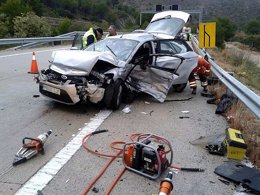 Accidente en Gandia
