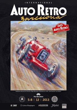 Cartel 30 Auto Retro Barcelona