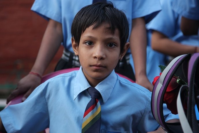 La niña nepalí Urbasi