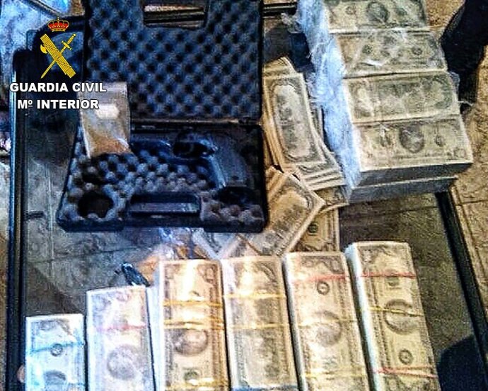 Material incautado en la operación Gobe