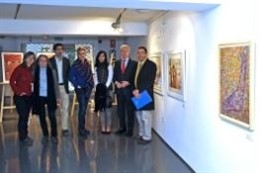 Del Río, en la apertura de la exposición