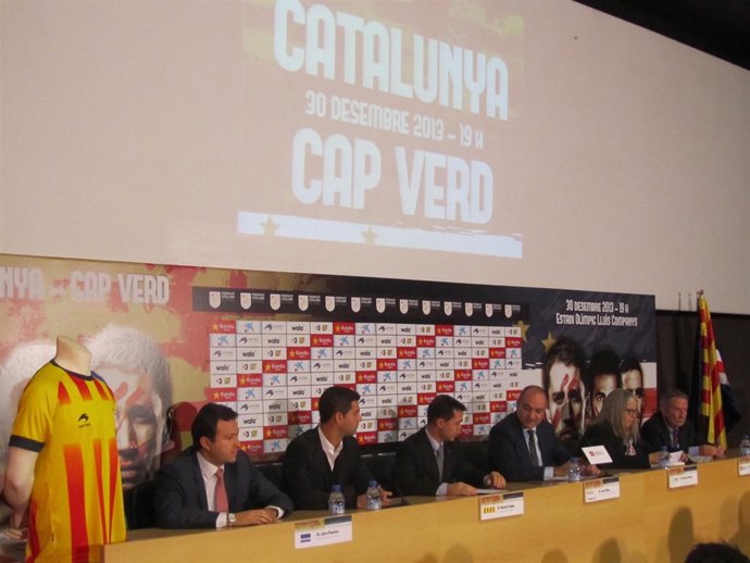 Presentación del Catalunya-Cabo Verde 
