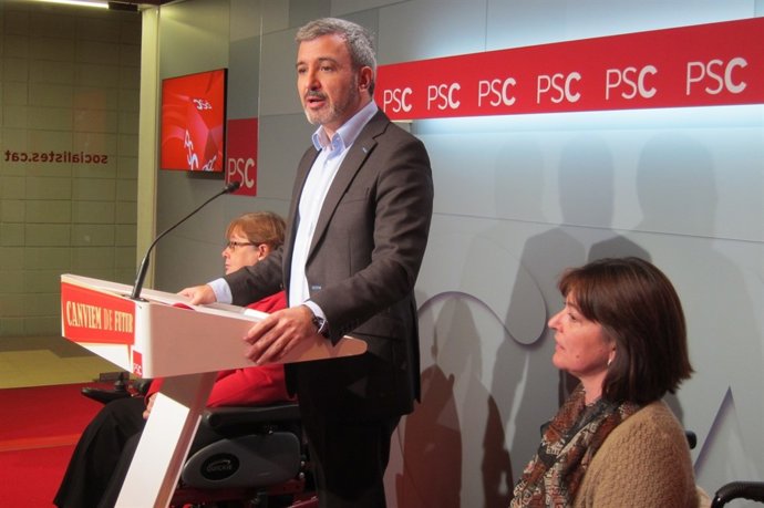 Carme Garrido, Jaume Collboni, Pilar Díaz (PSC)
