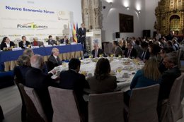 Francisco Conde en el desayuno de Nueva Economía Fórum