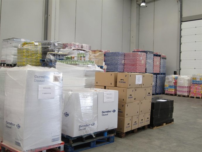 Instalaciones del Banco de Alimentos en Salamanca.