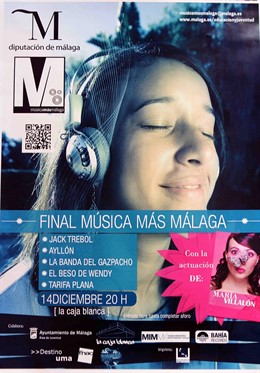 Cartel final Música Más Málaga
