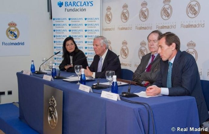 La Fundación Real Madrid y la Fundación Barclays renuevan su convenio de colabor