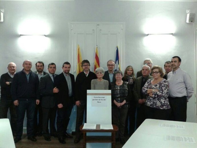 El Pacto Nacional por el Derecho a Decidir de Reus encabezado por Àngels Ollé