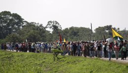 Marcha Indigena En Bolivia Contra La Construcción De Una Carretera En Su Reserva