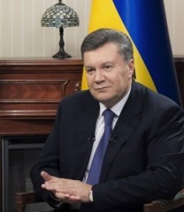 El presidente de Ucrania, Viktor Yanukovich
