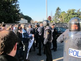 Protesta del sector naval en Vigo