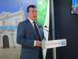 Miguel Cantero, portavoz del PP en el Parlamento extremeño 