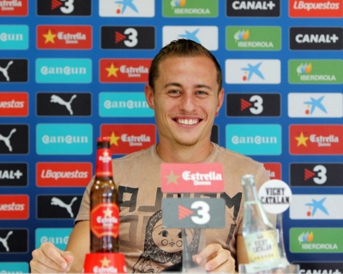 El jugador del RCD Espanyol Abraham