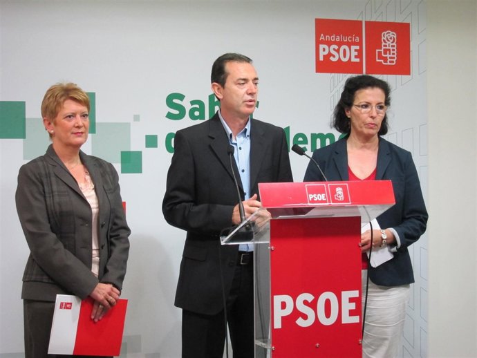 Juan Carlos Pérez Navas,  Junto A Las Diputadas Rumí Y Fernández 