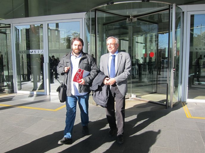 Los diputados del PSC Xavier Sabaté y Ferran Pedret