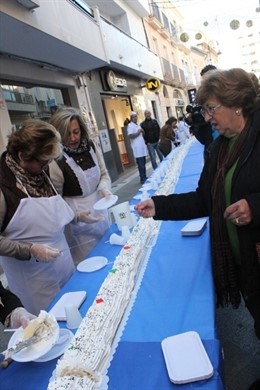 Un brazo gitano solidario de 114 metros en Morón de la Frontera