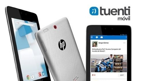 HP y Tuenti Móvil lanzan en exclusiva la nueva 'tablet' HP Slate7 HD 3G 
