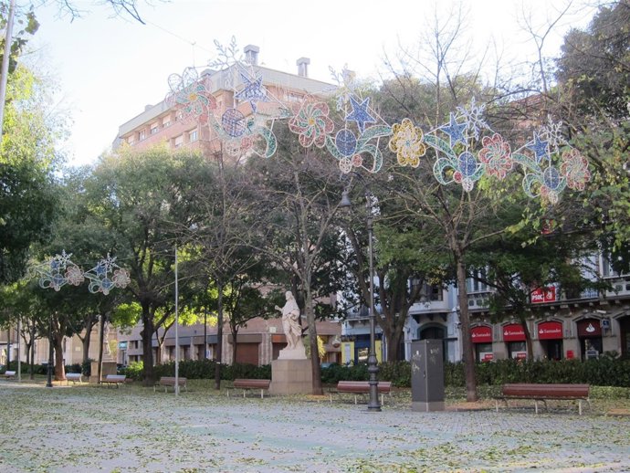 Luces de Navidad.