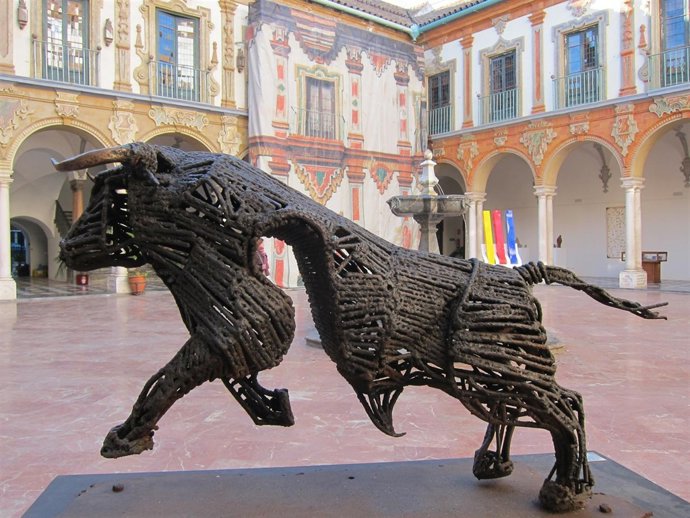 Una de las piezas de la muestra