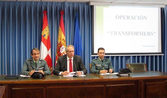 Rueda de prensa de la operación 'Transformers'
