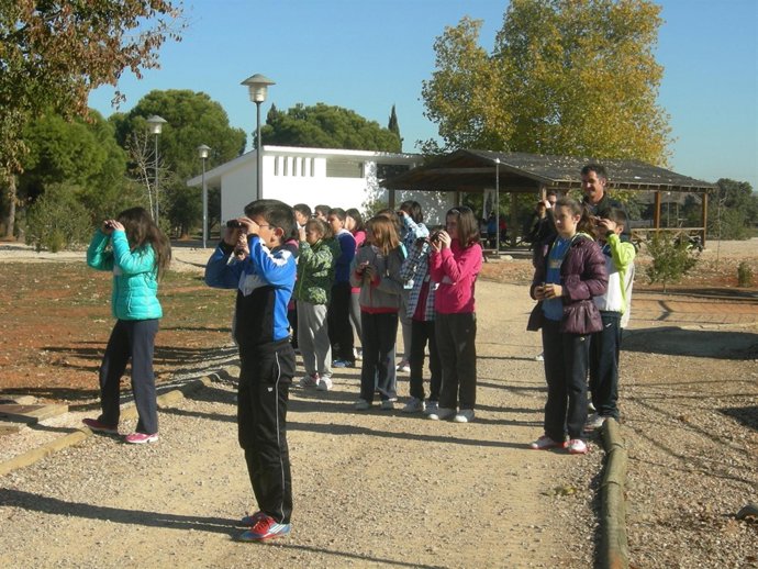 Escolares participan en actividades de educación ambiental en Andújar