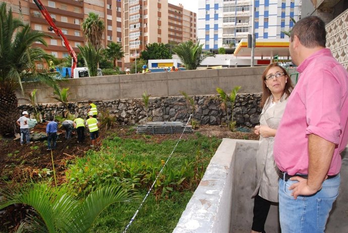 Mena, en la visita a Miramar