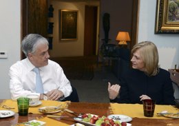 Sebastián Piñera y Evelyn Matthei