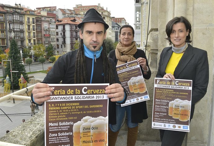 Presentación de la Feria de la Cerveza 'Santander Solidaria 2013'