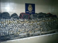 Intervenida una tonelada de hachís a una red internacional que operaba desde la Costa del Sol