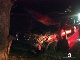 Accidente de tráfico en Tineo