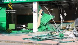 Una de las entidades bancarias 'reventadas' para robar el cajero