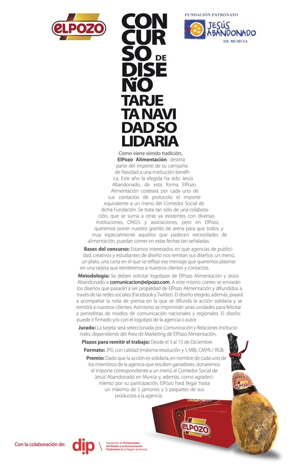 ElPozo Alimentación busca el diseño que ilustre su tradicional donación