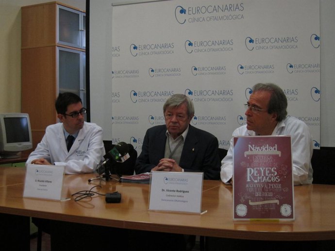 Rueda de prensa de Casa Galicia y Eurocanarias Oftalmológica