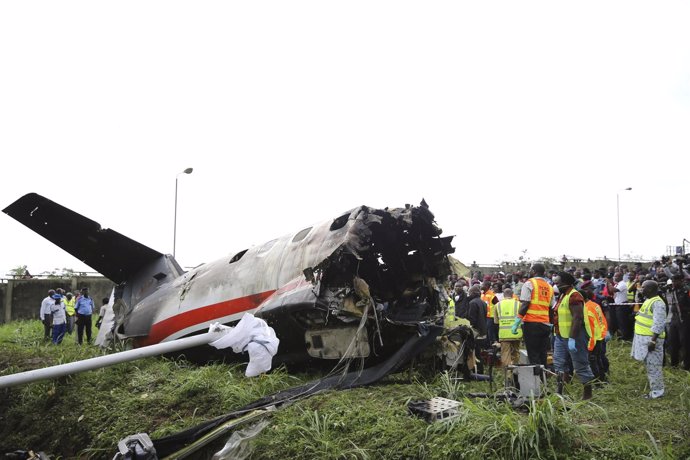 Accidente de avión en Nigeria