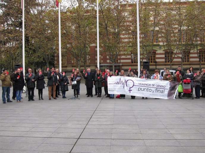 Imagen de la concentración de hoy