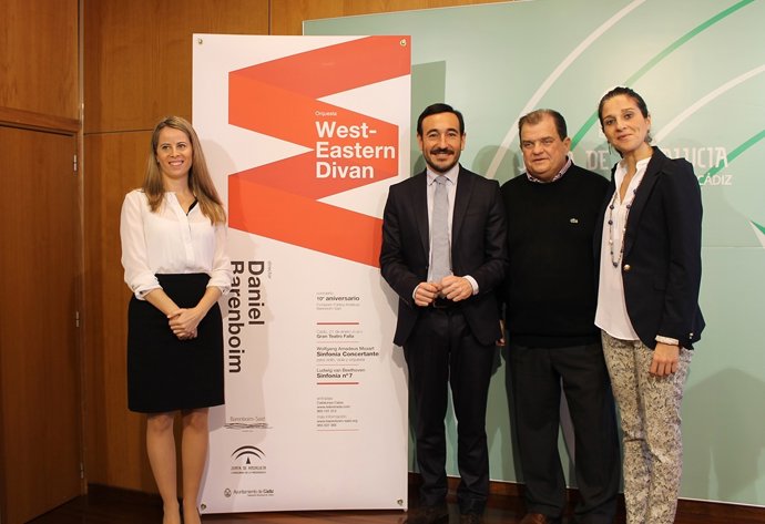 Presentación del primer concierto en Cádiz de 'West-Eastern Divan'