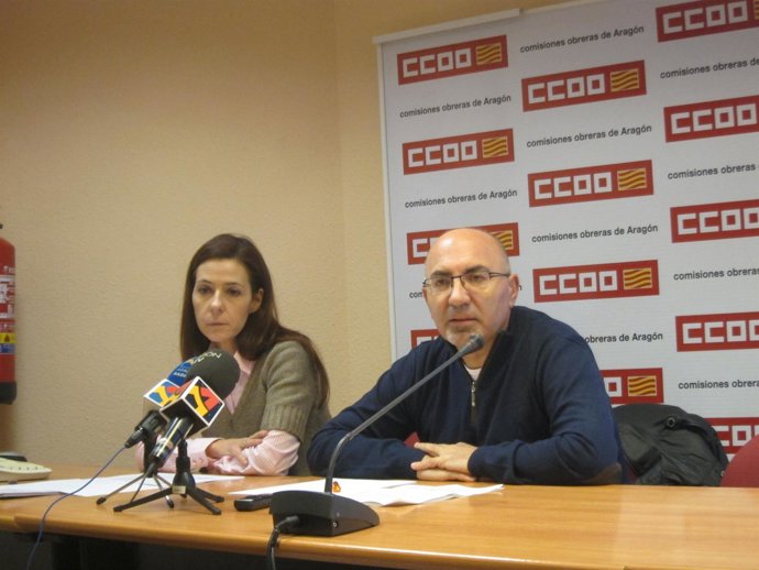 CC.OO. Presenta su informe 'Mercado de trabajo en Aragón'.
