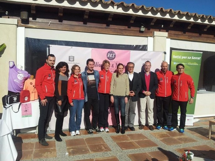 Presentación de carrera de atletismo