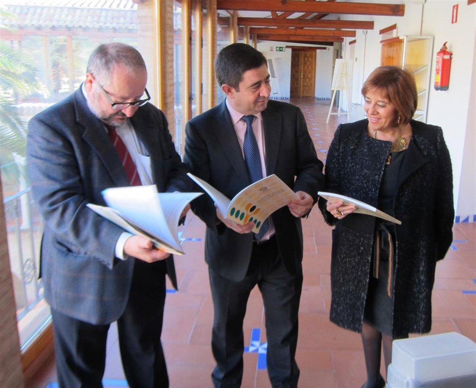 Luis Parras, Francisco Reyes y Purificación Gálvez