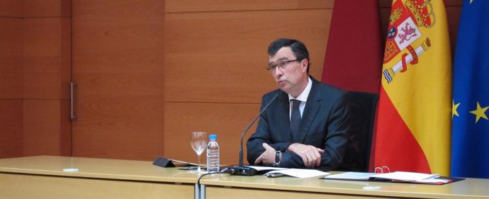 Ballesta en la rueda de prensa posterior al Consejo de Gobierno