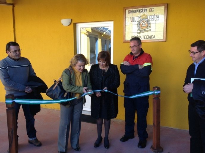 Inauguración de la sede de Protección Civil en Bailén (Jaén)
