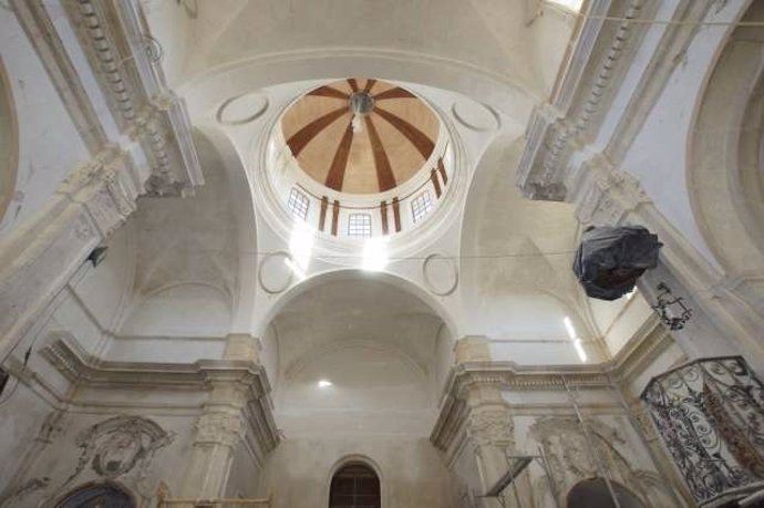 Finaliza la cúpula de la iglesia de Santiago de Lorca