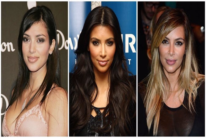 La transformación de Kim Kardashian 